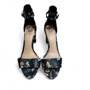 Vince Camuto Black Floral Heels